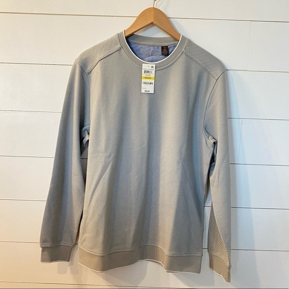 NWT Tasso Alba grey sweatshirt top size M